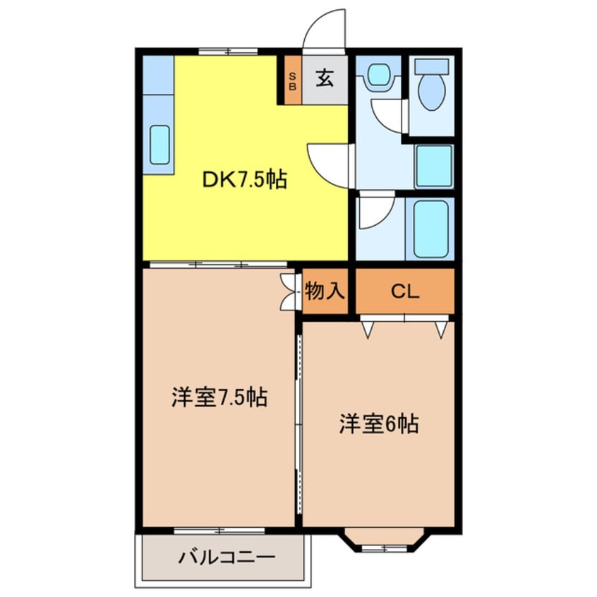 間取図 Twins Coopo