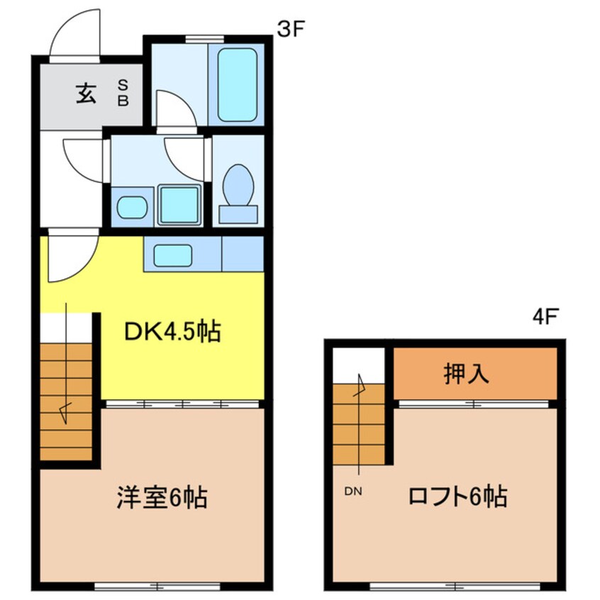 間取図 ラ・ヴィータⅠ