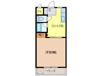 間取図 コーポ山田Ⅱ