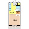 コーポ山田２ 1DKの間取り