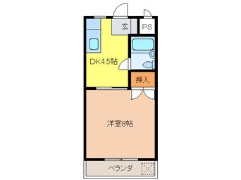 間取図 コーポ山田Ⅱ