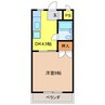 コーポ山田Ⅱ 1DKの間取り