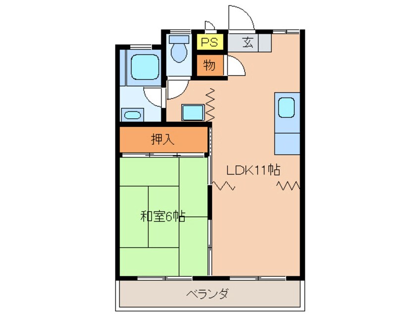 間取図 オレンジハウスマルセン