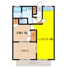 サンテ91 2LDKの間取り