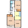 メゾンドアイン 3DKの間取り