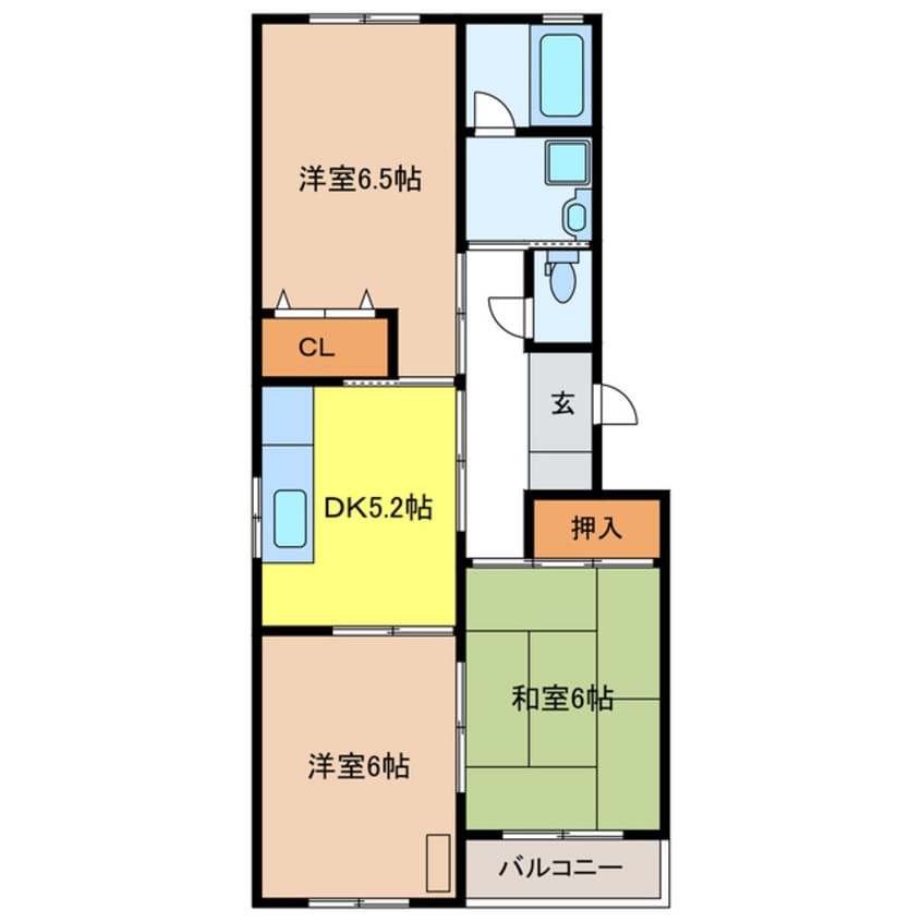 間取図 メゾンドアイン