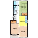 メゾンドアインの間取図