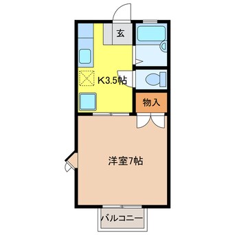 間取図 ルミエール関谷