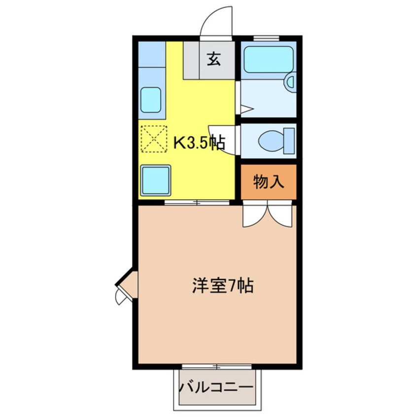 間取図 ルミエール関谷