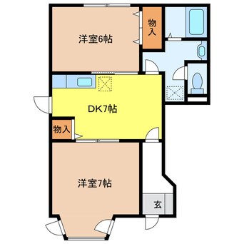 間取図 サンシャインアンドウ