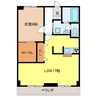 メゾンミズタ 1LDKの間取り