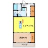 メゾンミズタ 1LDKの間取り