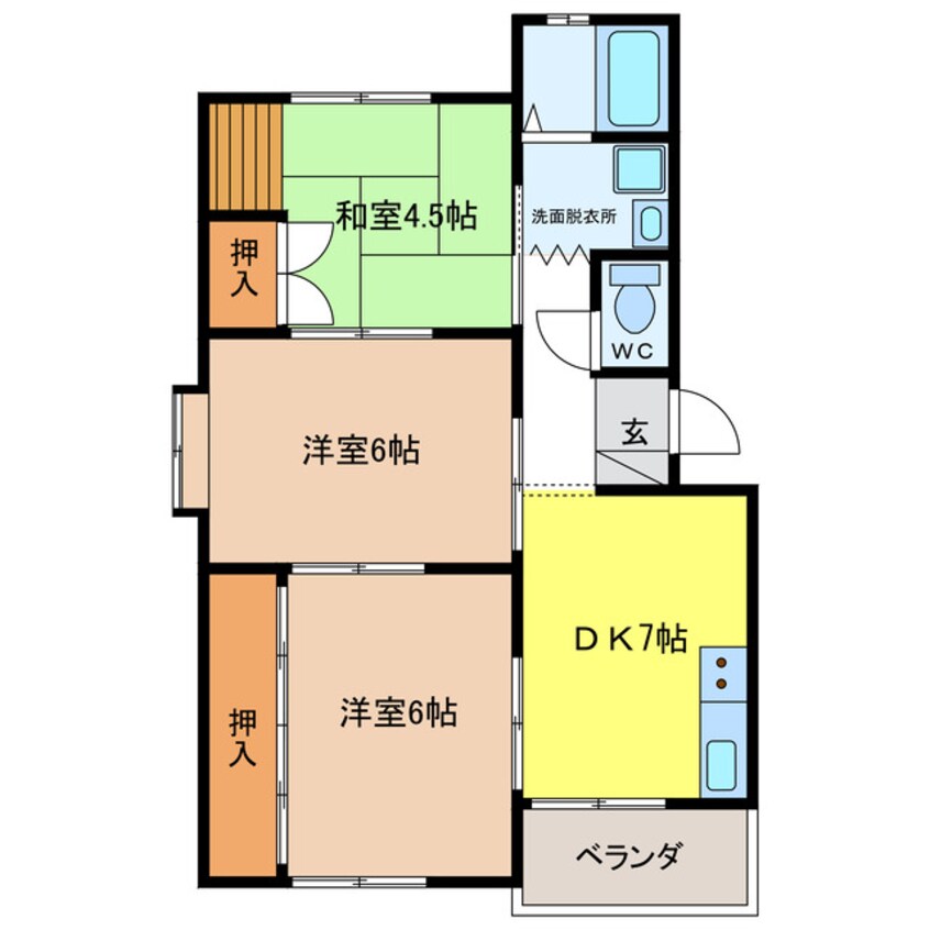 間取図 加藤ビルⅠ