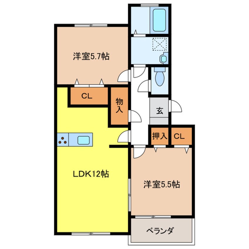 間取図 加藤ビルⅠ