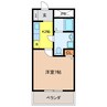 メゾン・サンカレッジ 1Kの間取り