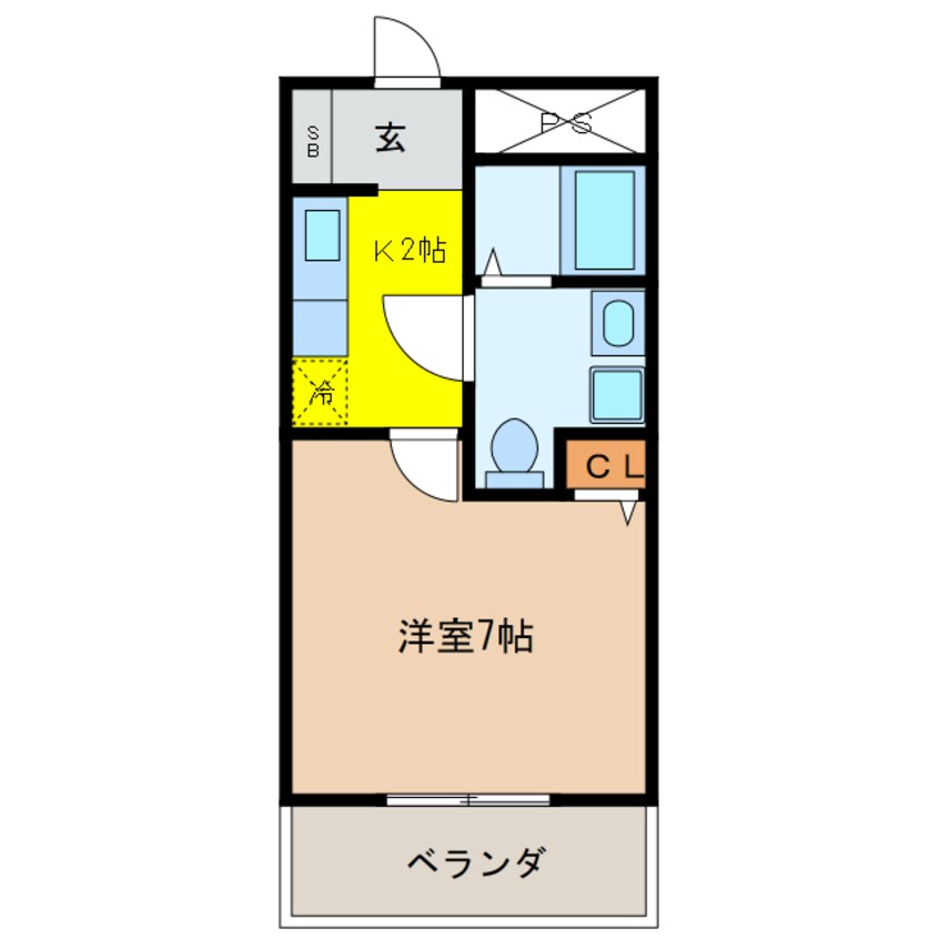 間取図 メゾン・サンカレッジ