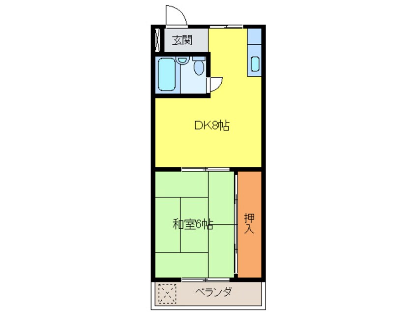 間取図 コーポ21