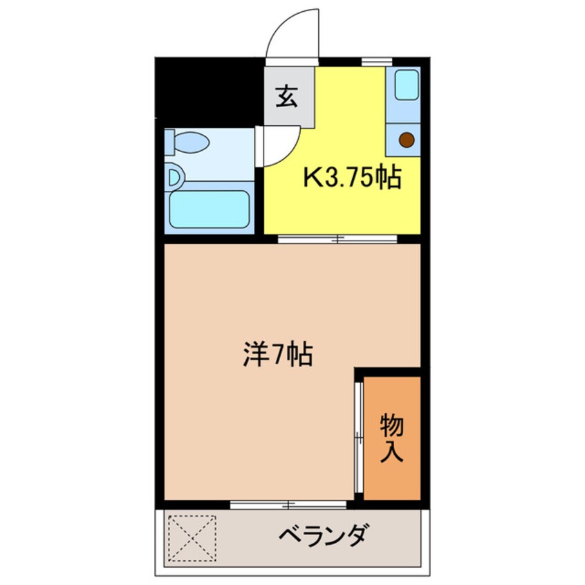 間取図 島川ハイツ