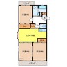 エステイタスMN-1 3LDKの間取り