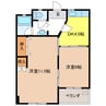 ハイツ松野 2DKの間取り