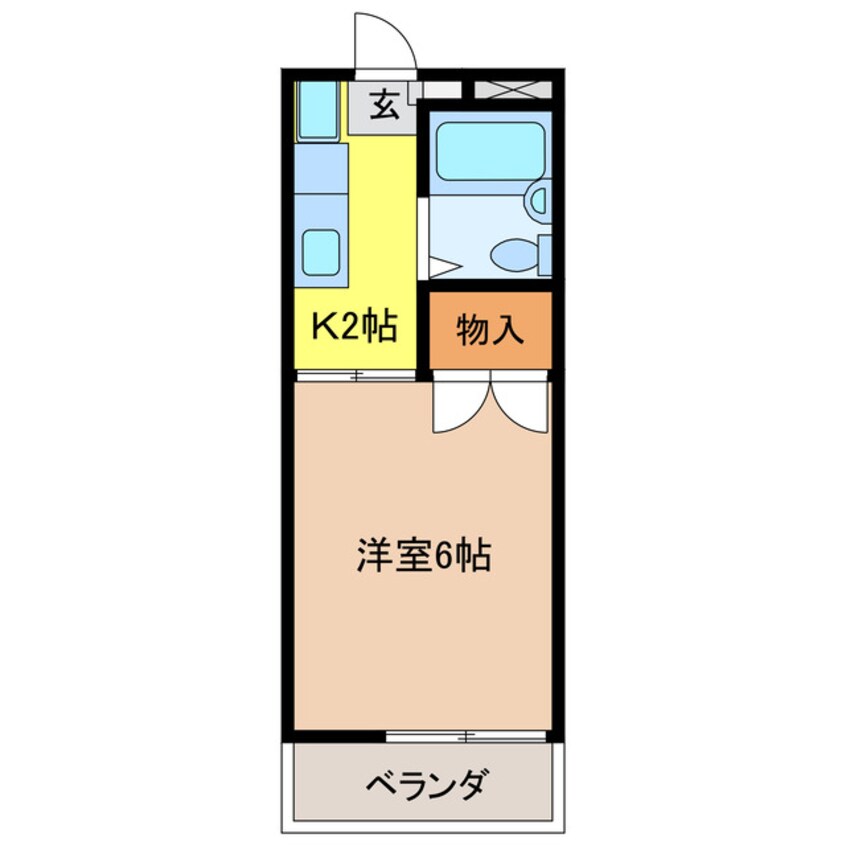 間取図 森田ハイツ