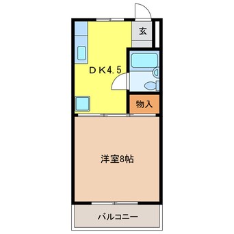 間取図 コーポきそ