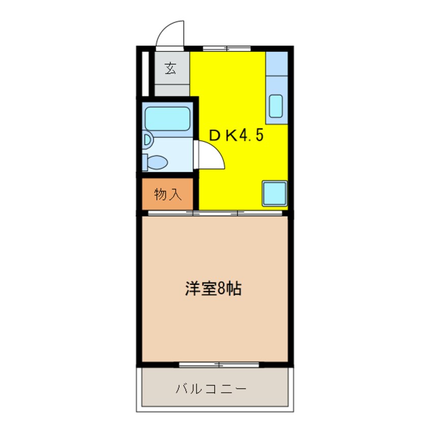 間取図 コーポきそ