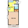 コーポきそ 1DKの間取り