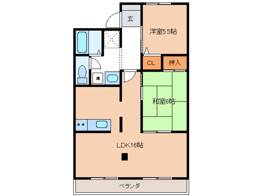 間取図 グランディールI