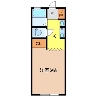 間取図 オアシス穂積