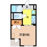 井上第３マンション 1Kの間取り