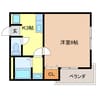 壹進荘 1DKの間取り