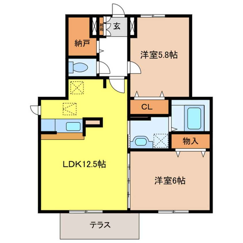 間取図 エスポワール・エル