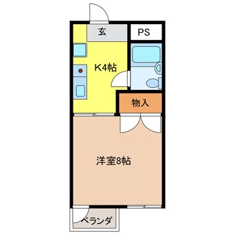 間取図 コーポ馬渕