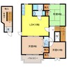 フレッサＢ 3LDKの間取り