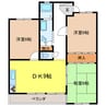 クレールホズミ 3DKの間取り