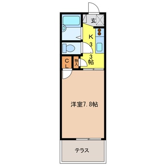 間取図 コーポOⅡ