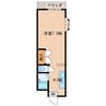 岐阜（乗合）バス（穂積町）/花塚 徒歩2分 2階 築32年 1Kの間取り