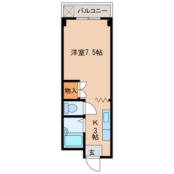 間取図 岐阜（乗合）バス（穂積町）/花塚 徒歩2分 3階 築31年