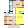 コンフォルターブルＡ 2LDKの間取り