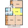 セジュール西垣 3DKの間取り