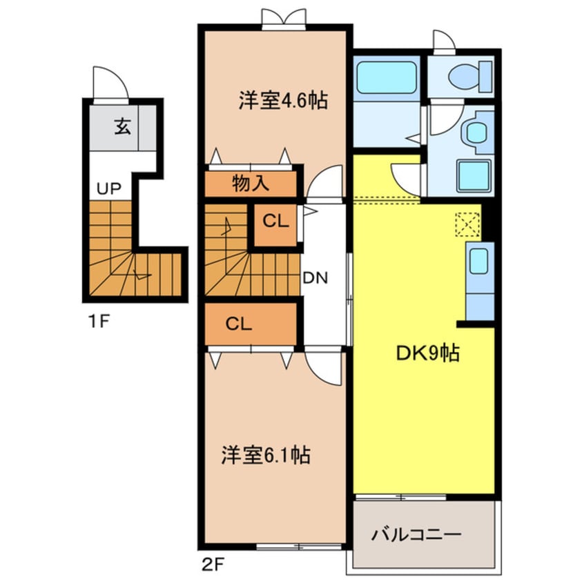 間取図 フォーレ