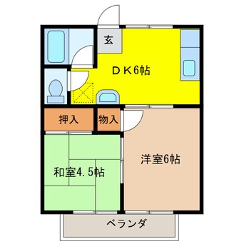 間取図 高砂ハイツ