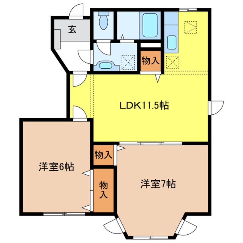 間取図 Ｙ.Ｓ.Ｃ　２００１