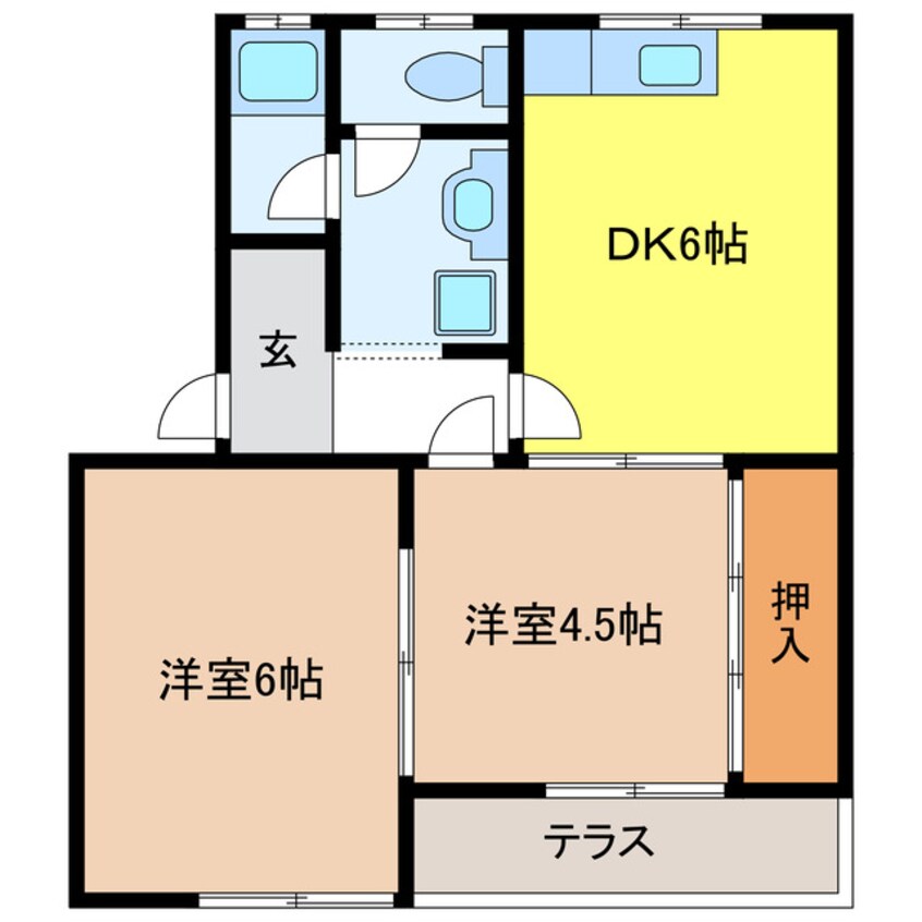 間取図 ガーデンヴィラＴＹ