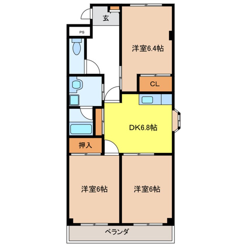 間取図 コンフォースＭＫ