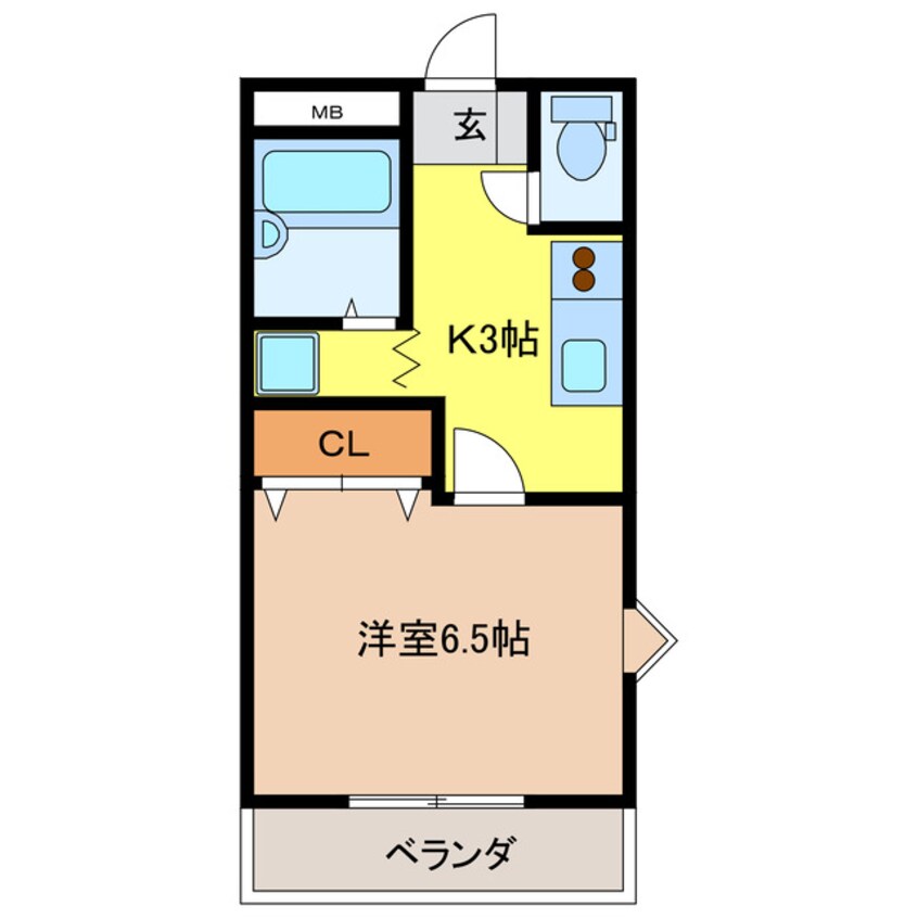 間取図 ラペブロッサム