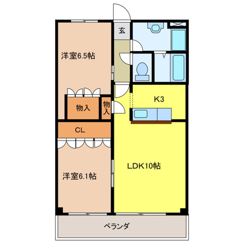間取図 ウッドヴィレッジⅡ