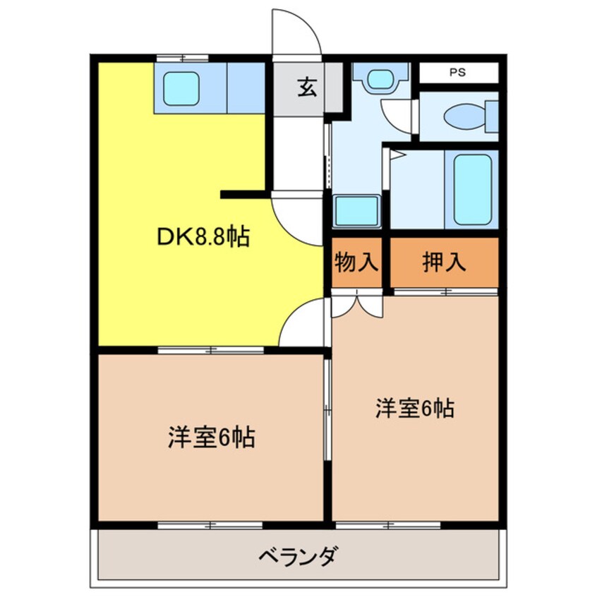 間取図 パーシモンＧ