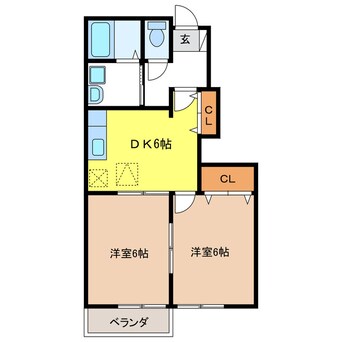 間取図 グレイスＡ